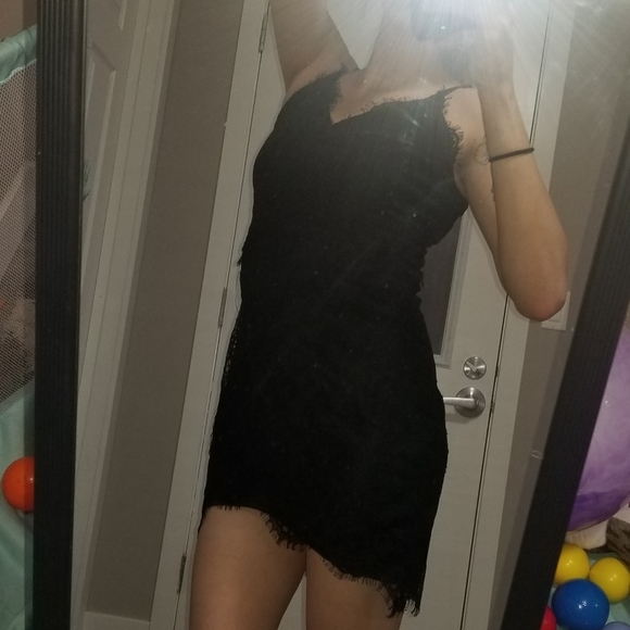 Nwot glamorous little black dress - Picture 2 of 7